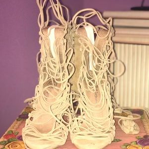 COPY - Jeffery Campbell tie up heels